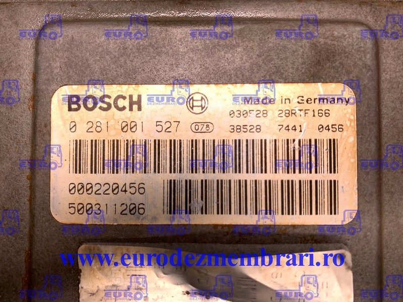 CALCULATOR MOTOR IVECO CURSOR 8 E3 500311206, 0281001527 - Řídicí blok pro Nákladní auto: obrázek 2 CALCULATOR MOTOR IVECO CURSOR 8 E3 500311206, 0281001527 - Řídicí blok pro Nákladní auto: obrázek 2