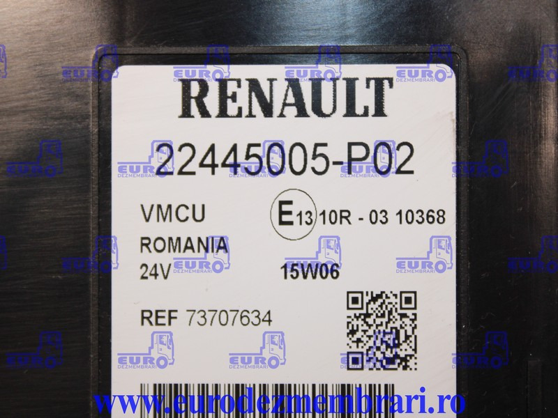 CALCULATOR VMCU RENAULT T 22445005, 22445008, 22777547, 23006079, 21936559 - Řídicí blok pro Nákladní auto: obrázek 3 CALCULATOR VMCU RENAULT T 22445005, 22445008, 22777547, 23006079, 21936559 - Řídicí blok pro Nákladní auto: obrázek 3