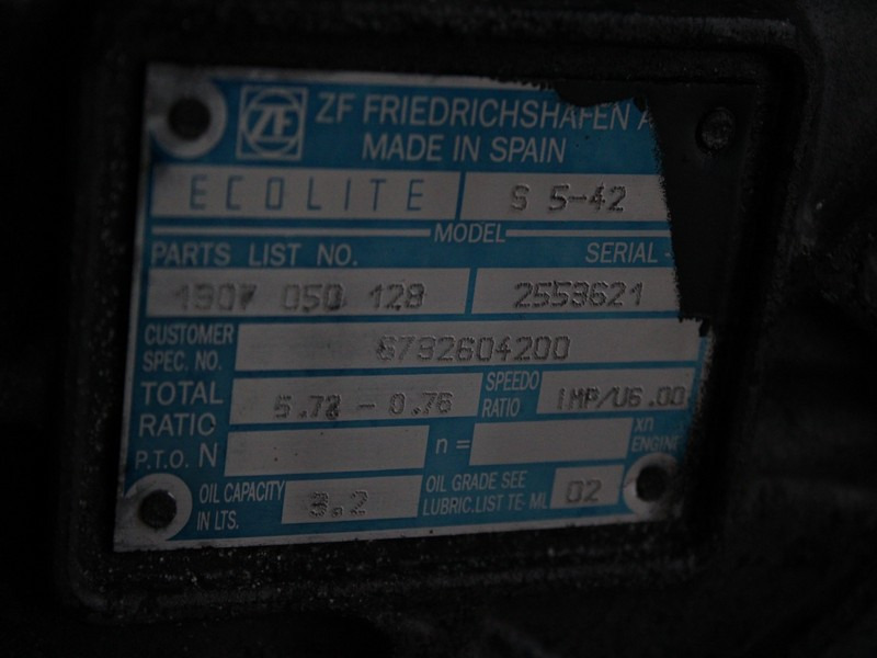 CUTIE DE VITEZE MANUALA MERCEDES ATEGO S5-42 A6732604200, 1307050128 - Převodovka pro Nákladní auto: obrázek 5 CUTIE DE VITEZE MANUALA MERCEDES ATEGO S5-42 A6732604200, 1307050128 - Převodovka pro Nákladní auto: obrázek 5