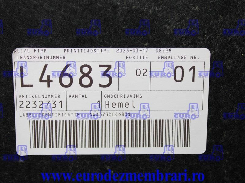 ELEMENT INTERIOR CABINA DAF XF XG 2232731 - Kabina a interiér pro Nákladní auto: obrázek 4 ELEMENT INTERIOR CABINA DAF XF XG 2232731 - Kabina a interiér pro Nákladní auto: obrázek 4