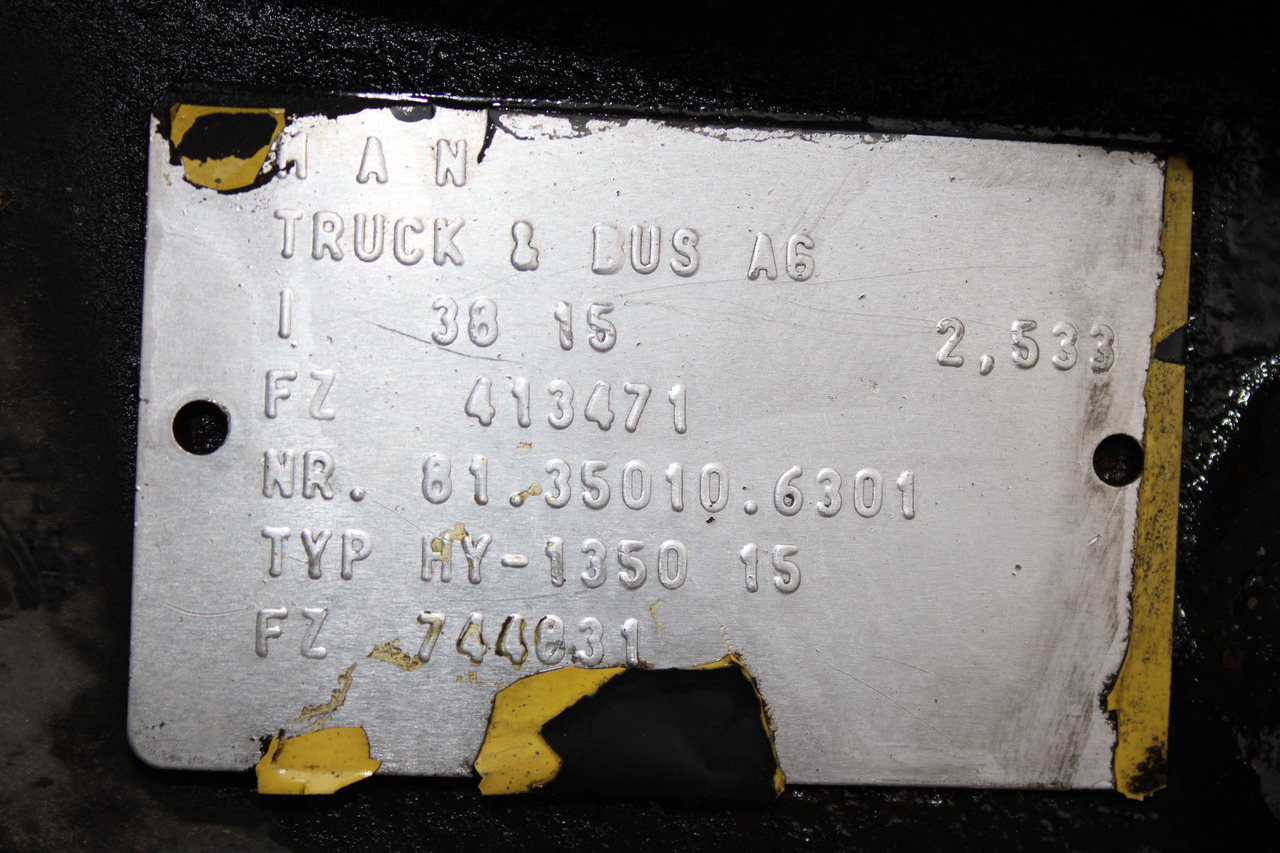 GRUP DIFERENTIAL MAN TGX R=38:15 HY-1350 15 81.35010.6301 - Diferenciál pro Nákladní auto: obrázek 3 GRUP DIFERENTIAL MAN TGX R=38:15 HY-1350 15 81.35010.6301 - Diferenciál pro Nákladní auto: obrázek 3