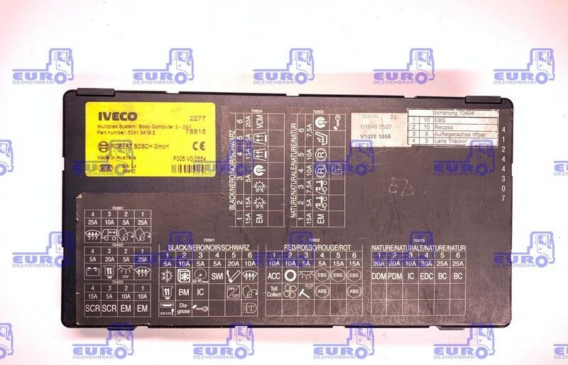 IVECO 504134192 - Řídicí blok pro Nákladní auto: obrázek 1 IVECO 504134192 - Řídicí blok pro Nákladní auto: obrázek 1