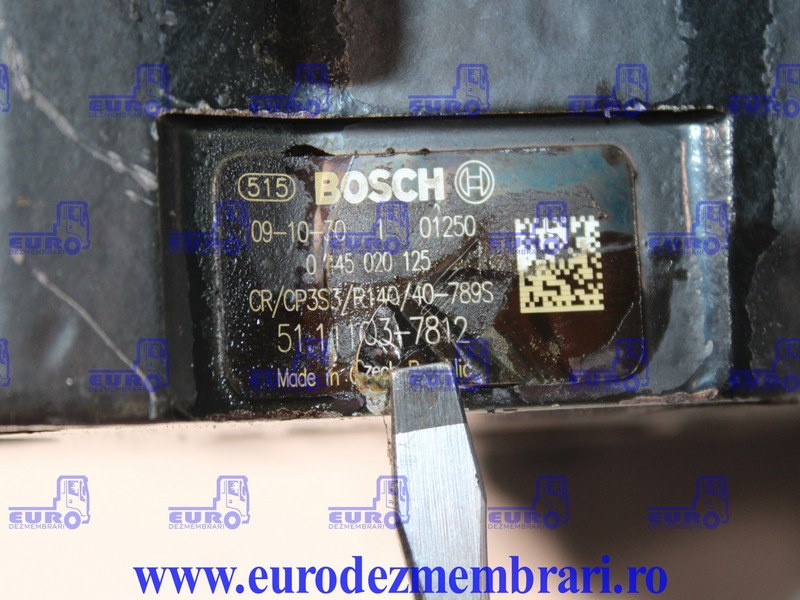 POMPA INALTA PRESIUNE MAN D20 D26 51.11103.7812, 51.11103.7792, 51.11103.7846 - Palivové čerpadlo pro Nákladní auto: obrázek 3 POMPA INALTA PRESIUNE MAN D20 D26 51.11103.7812, 51.11103.7792, 51.11103.7846 - Palivové čerpadlo pro Nákladní auto: obrázek 3