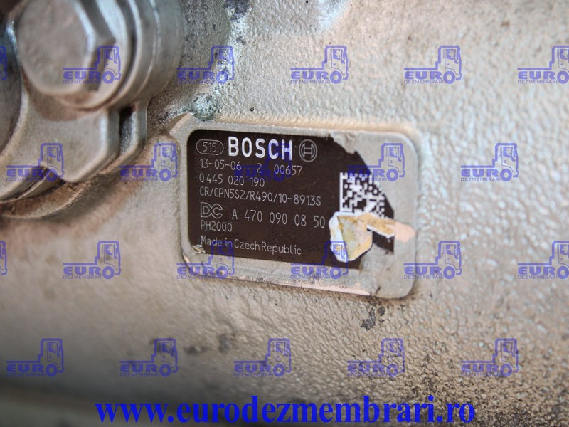 POMPA INALTA PRESIUNE MERCEDES ACTROS MP4 A4700900850, A4700902150 - Palivové čerpadlo pro Nákladní auto: obrázek 3 POMPA INALTA PRESIUNE MERCEDES ACTROS MP4 A4700900850, A4700902150 - Palivové čerpadlo pro Nákladní auto: obrázek 3