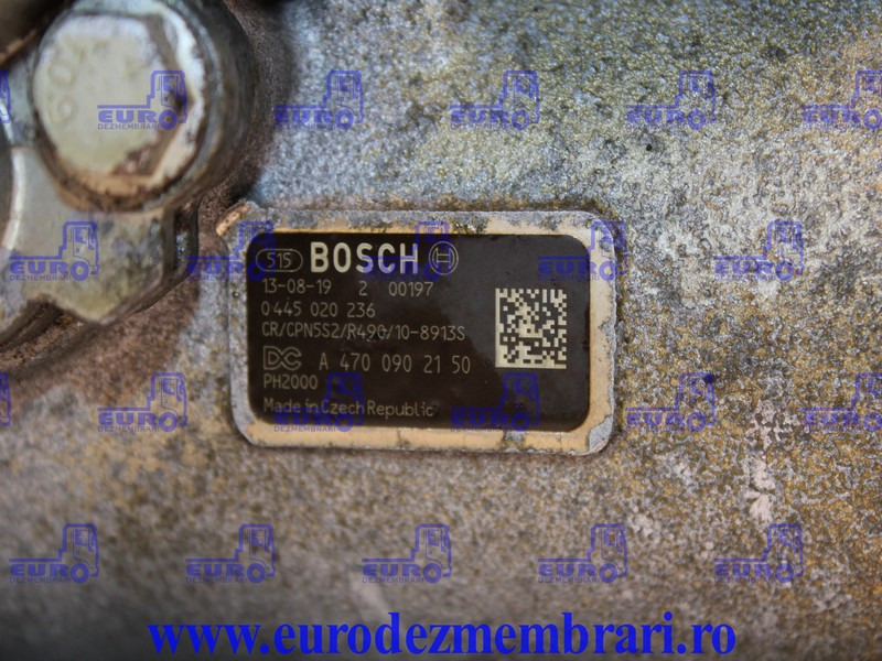 POMPA INALTA PRESIUNE MERCEDES ACTROS MP4 A4700902150, A4700900850 - Palivové čerpadlo pro Nákladní auto: obrázek 4 POMPA INALTA PRESIUNE MERCEDES ACTROS MP4 A4700902150, A4700900850 - Palivové čerpadlo pro Nákladní auto: obrázek 4