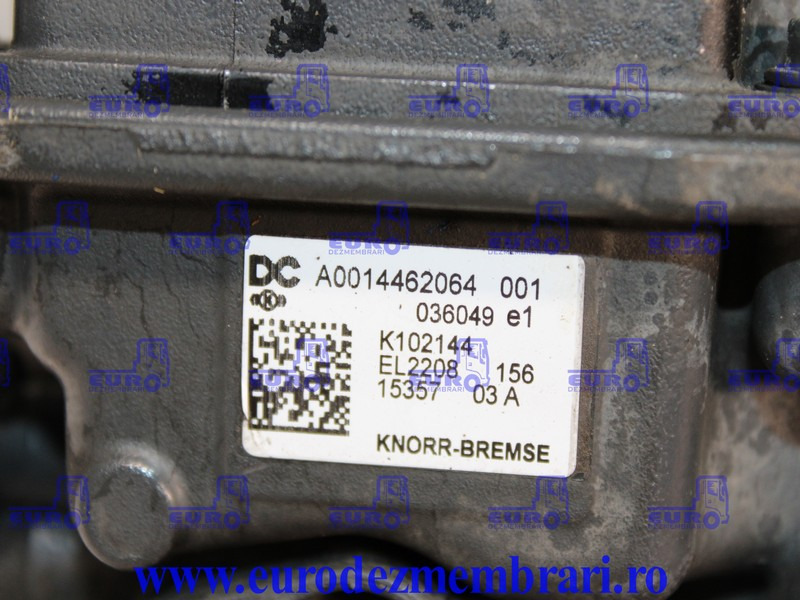 SUPAPA REFULARE MERCEDES ACTROS MP4 A0014462064, K102144 - Brzdový ventil pro Nákladní auto: obrázek 2 SUPAPA REFULARE MERCEDES ACTROS MP4 A0014462064, K102144 - Brzdový ventil pro Nákladní auto: obrázek 2