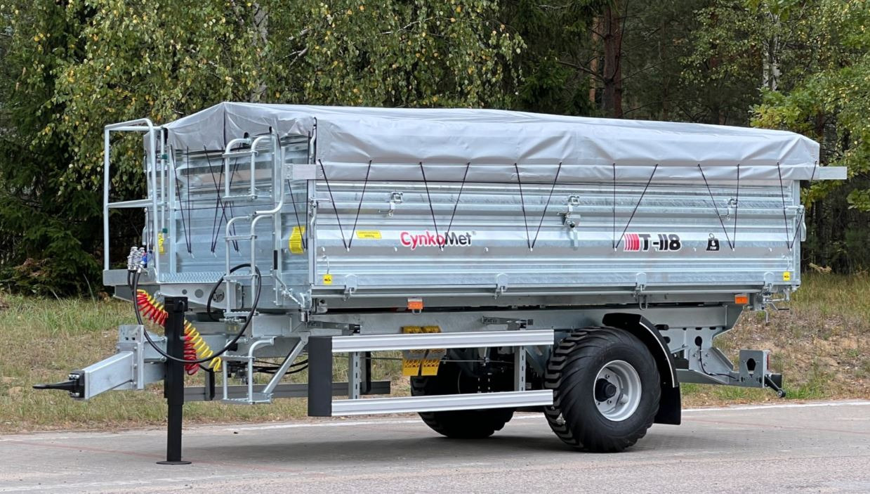 Cynkomet Przyczepa 6 T / ANHÄNGER / TRAILER - Zemědělský sklápěcí přívěs: obrázek 3 Cynkomet Przyczepa 6 T / ANHÄNGER / TRAILER - Zemědělský sklápěcí přívěs: obrázek 3