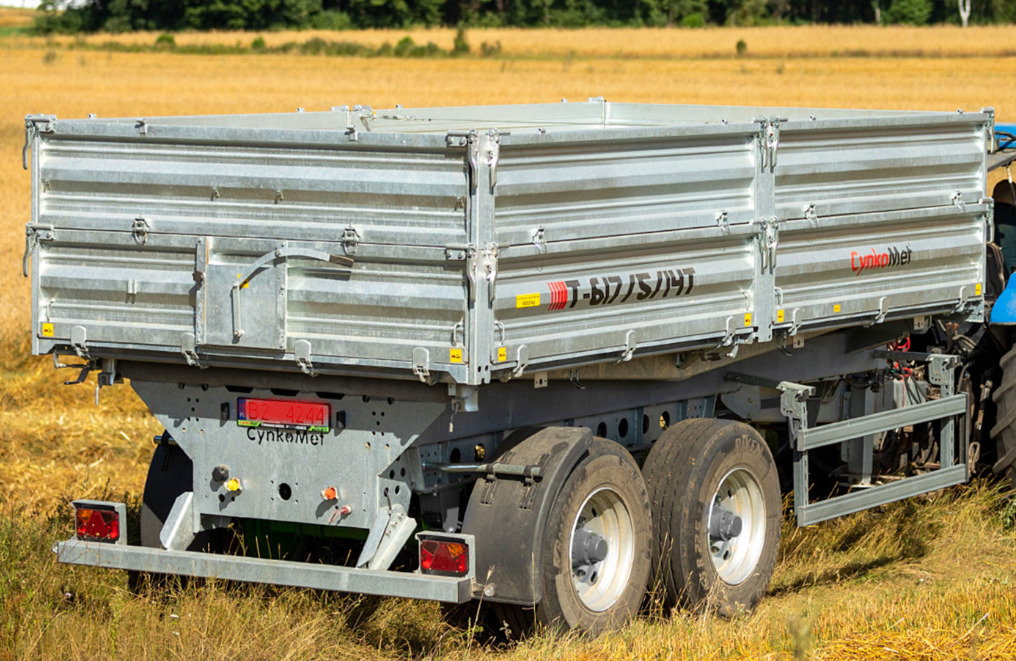 Cynkomet Przyczepa Tandem 15,5 t / Tandemanhänger / Tandem trailer / Тандемный прицеп - Zemědělský sklápěcí přívěs: obrázek 1 Cynkomet Przyczepa Tandem 15,5 t / Tandemanhänger / Tandem trailer / Тандемный прицеп - Zemědělský sklápěcí přívěs: obrázek 1