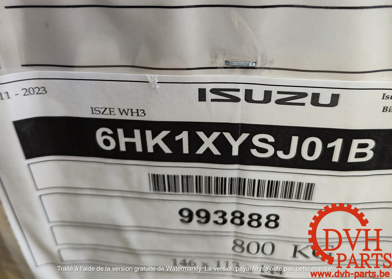 ISUZU 6HK1-XYSJ-01B - Motor pro Pásové rýpadlo: obrázek 1 ISUZU 6HK1-XYSJ-01B - Motor pro Pásové rýpadlo: obrázek 1