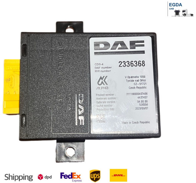 DAF - Řídicí blok: obrázek 1 DAF - Řídicí blok: obrázek 1