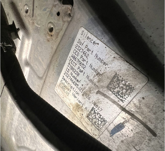 DAF XG - Katalyzátor výfukových plynů: obrázek 5 DAF XG - Katalyzátor výfukových plynů: obrázek 5