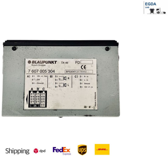 MAN TG 42 BLAUPUNKT - Řídicí blok: obrázek 1 MAN TG 42 BLAUPUNKT - Řídicí blok: obrázek 1