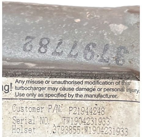 Renault - Turbodmychadlo: obrázek 4 Renault - Turbodmychadlo: obrázek 4