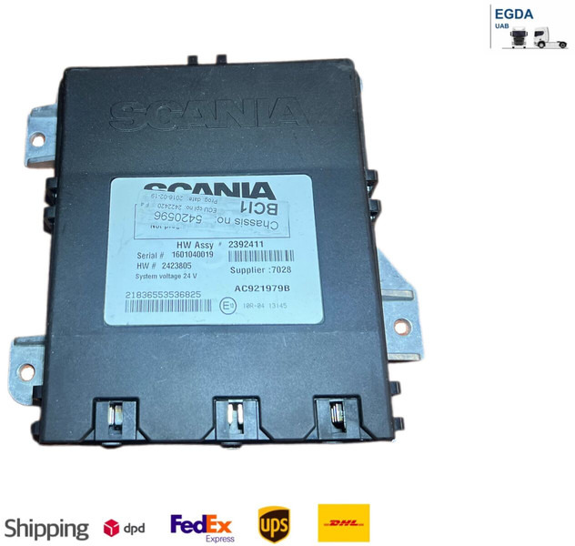 Scania BCI1 - Řídicí blok: obrázek 1 Scania BCI1 - Řídicí blok: obrázek 1