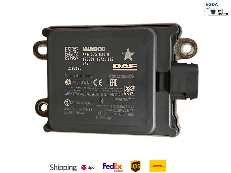 Wabco AEBS, ACC2 - Řídicí blok: obrázek 1 Wabco AEBS, ACC2 - Řídicí blok: obrázek 1