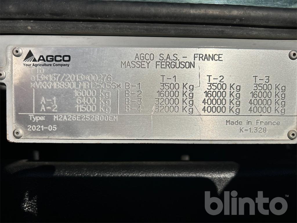 Massey Ferguson MF 8S.265 Dyna E-Power (2021) - Traktor: obrázek 5 Massey Ferguson MF 8S.265 Dyna E-Power (2021) - Traktor: obrázek 5