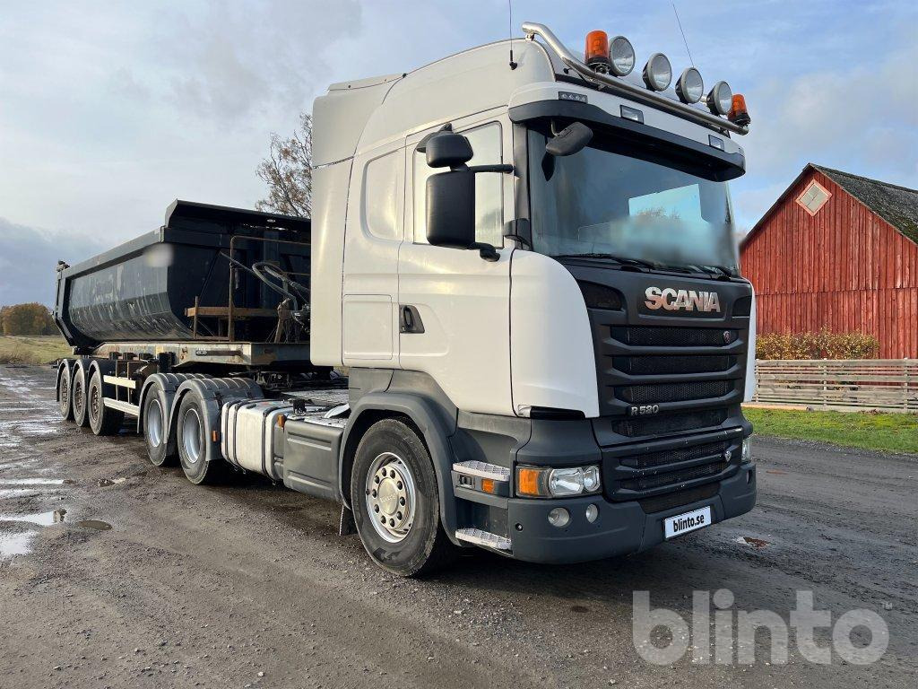 SCANIA R520 LA6X4HNB - Tahač, Sklápěcí návěs: obrázek 3 SCANIA R520 LA6X4HNB - Tahač, Sklápěcí návěs: obrázek 3
