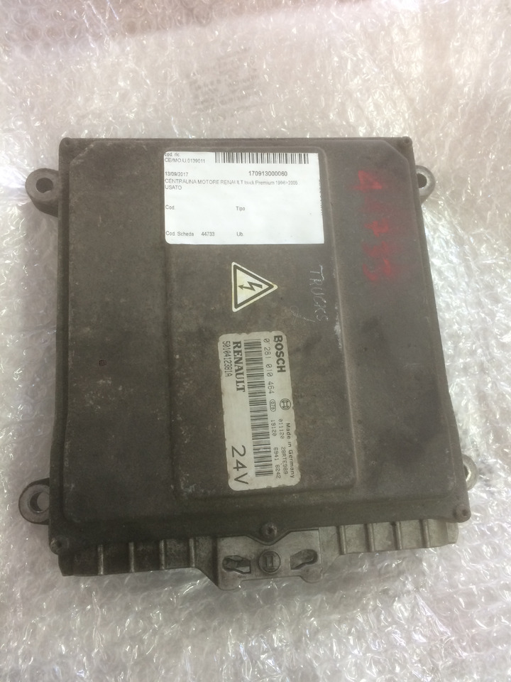 CENTRALINA MOTORE EDC - RENAULT PREMIUM - RIF. RENAULT 5010412381A - RIF. BOSCH 0281010464 - Řídicí blok: obrázek 1 CENTRALINA MOTORE EDC - RENAULT PREMIUM - RIF. RENAULT 5010412381A - RIF. BOSCH 0281010464 - Řídicí blok: obrázek 1