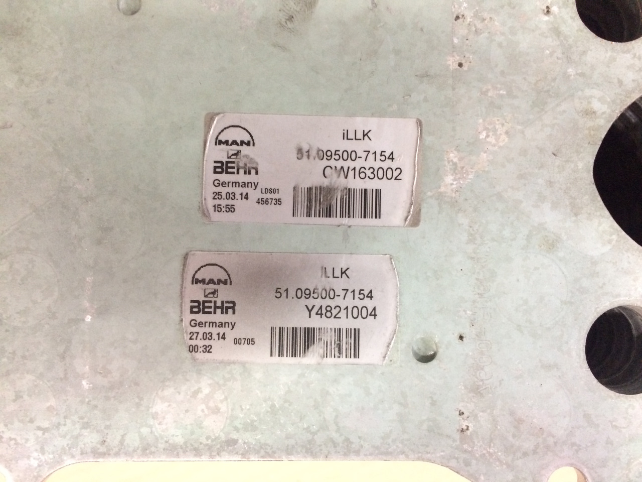 RADIATORE ARIA COMBURENTE - MOTORI MAN D2066 - D2676 - EURO 6 - Chladící systém pro Nákladní auto: obrázek 5 RADIATORE ARIA COMBURENTE - MOTORI MAN D2066 - D2676 - EURO 6 - Chladící systém pro Nákladní auto: obrázek 5