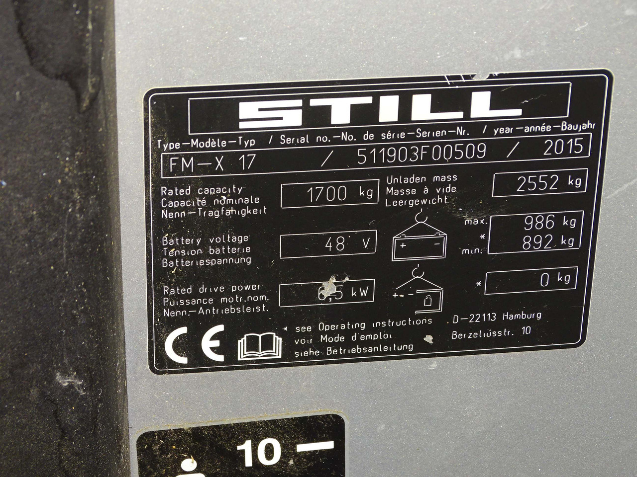 Still FM-X17 - Retrak: obrázek 5 Still FM-X17 - Retrak: obrázek 5