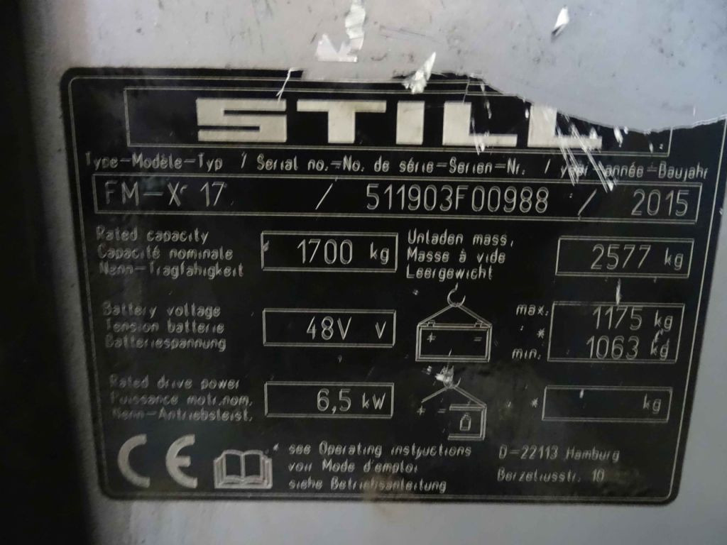 Still FM-X17 - Retrak: obrázek 5 Still FM-X17 - Retrak: obrázek 5
