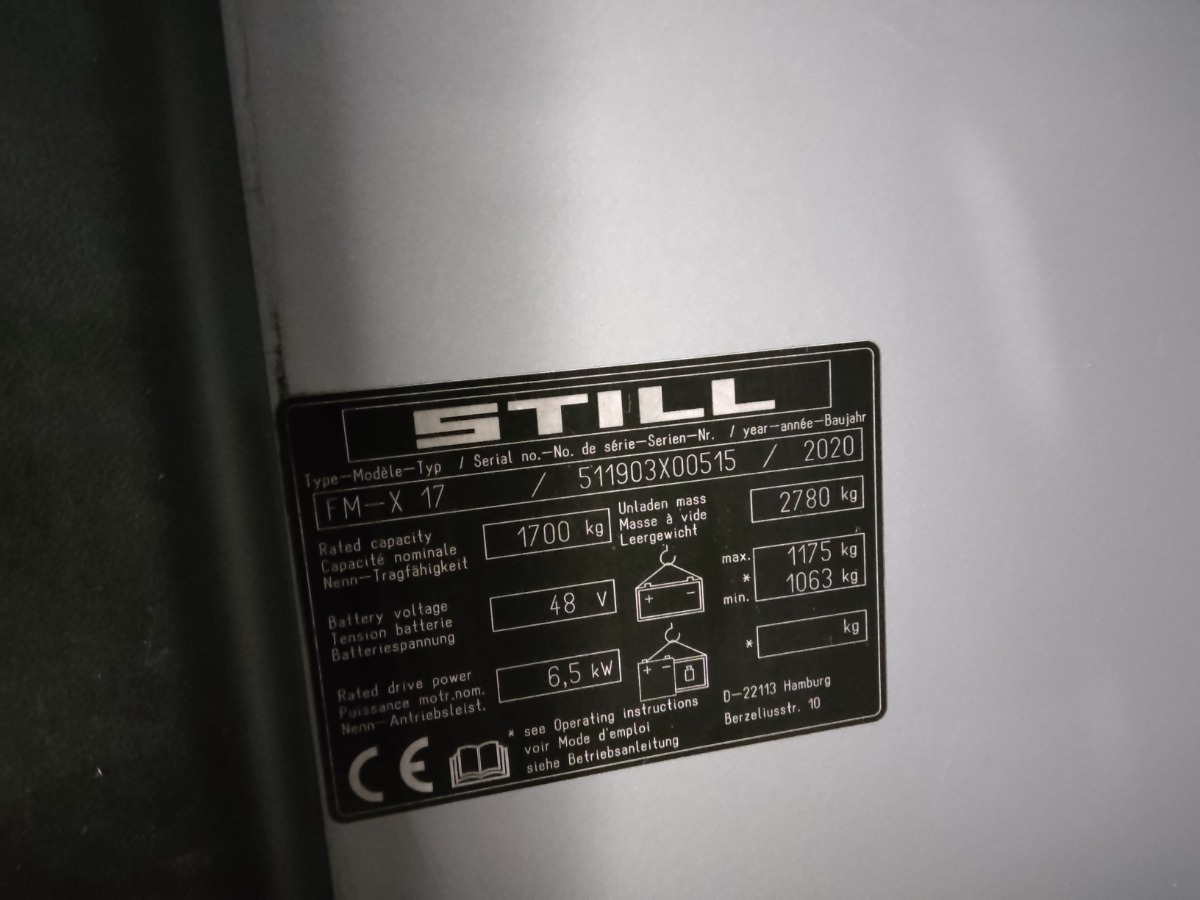 Still FM-X17 - Retrak: obrázek 5 Still FM-X17 - Retrak: obrázek 5