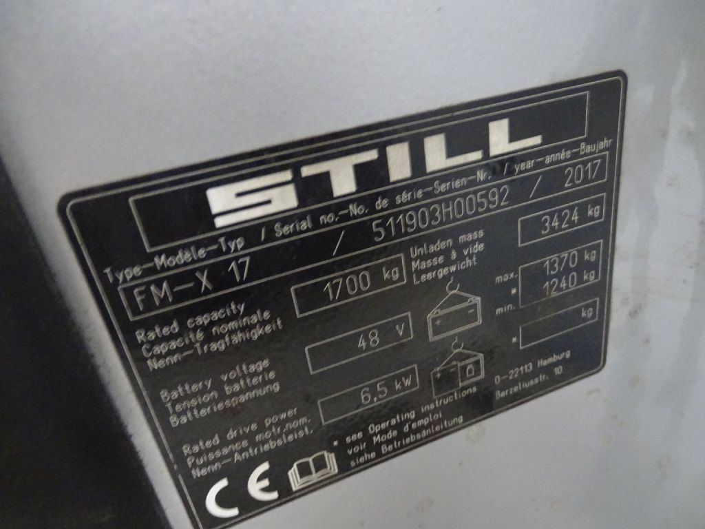 Still FM-X17 - Retrak: obrázek 4 Still FM-X17 - Retrak: obrázek 4