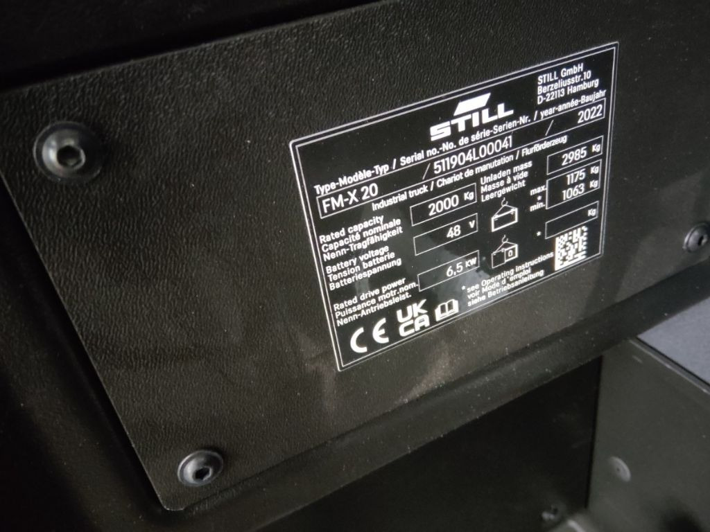 Still FM-X20/TK/BATT.NEU - Retrak: obrázek 4 Still FM-X20/TK/BATT.NEU - Retrak: obrázek 4