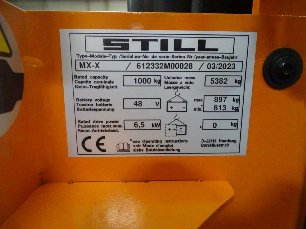 Still MX-X/LIION - Vychystávací vozík: obrázek 4 Still MX-X/LIION - Vychystávací vozík: obrázek 4
