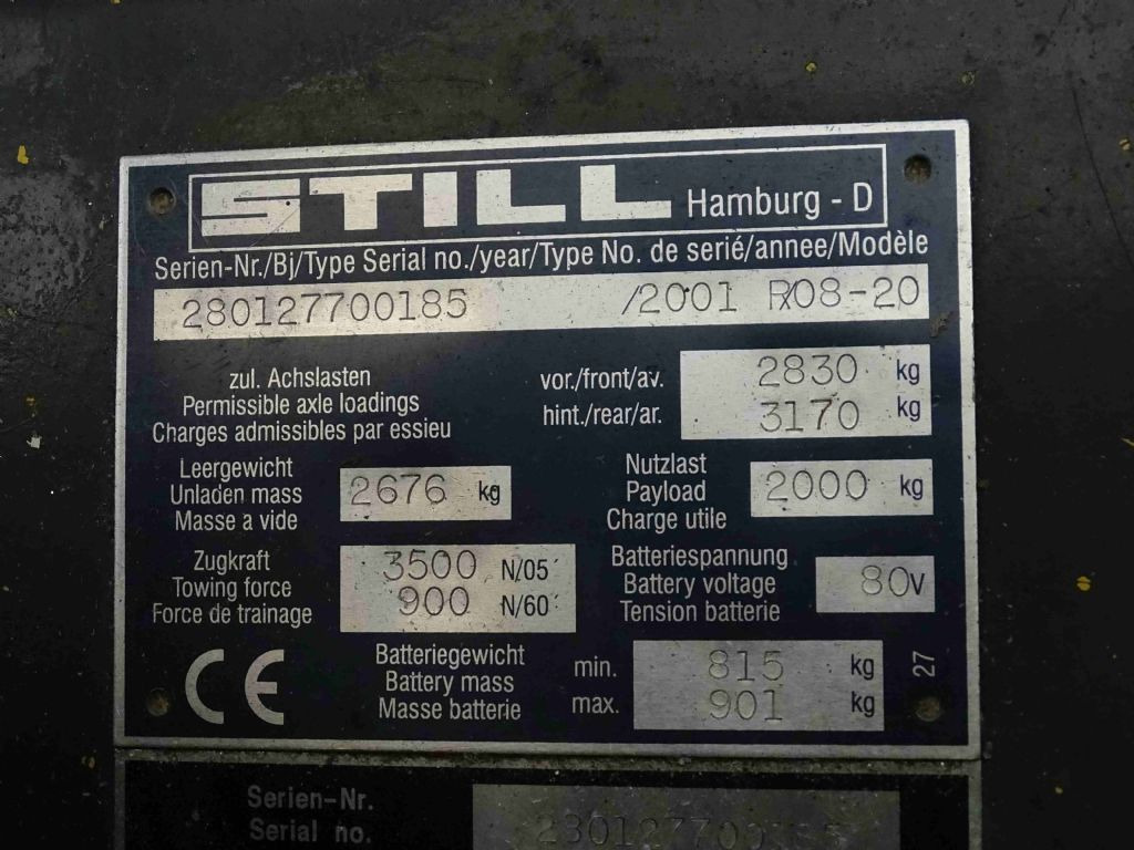 Still R08-20 - Elektrický tahač: obrázek 5 Still R08-20 - Elektrický tahač: obrázek 5
