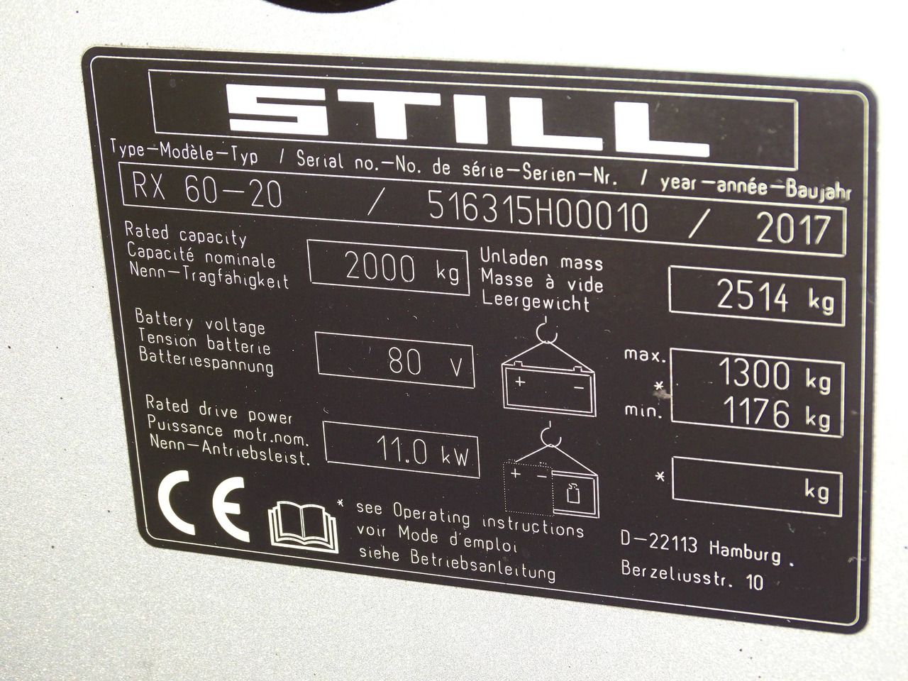 Still RX60-20 - Elektrický vysokozdvižný vozík: obrázek 4 Still RX60-20 - Elektrický vysokozdvižný vozík: obrázek 4