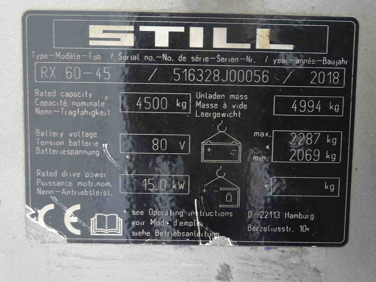 Still RX60-45 - Elektrický vysokozdvižný vozík: obrázek 5 Still RX60-45 - Elektrický vysokozdvižný vozík: obrázek 5
