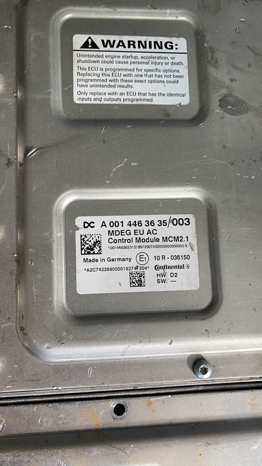 Mercedes Atego Euro 6 MCM2 A0014463635 OM934 - Řídicí blok pro Nákladní auto: obrázek 1 Mercedes Atego Euro 6 MCM2 A0014463635 OM934 - Řídicí blok pro Nákladní auto: obrázek 1