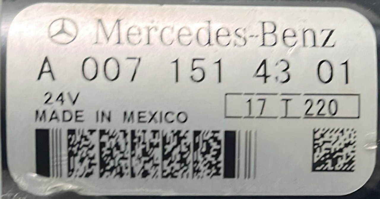 Starter Mercedes Actros MP4 Euro 6 A0071514301 - Spouštěč pro Nákladní auto: obrázek 5 Starter Mercedes Actros MP4 Euro 6 A0071514301 - Spouštěč pro Nákladní auto: obrázek 5