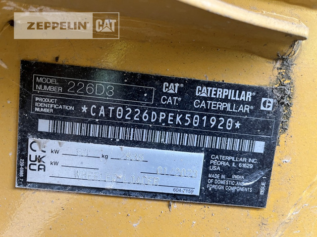 Cat 226D - Smykový nakladač: obrázek 2 Cat 226D - Smykový nakladač: obrázek 2