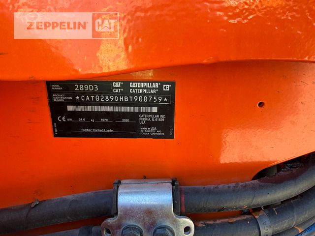Cat 289D - Smykový nakladač: obrázek 5 Cat 289D - Smykový nakladač: obrázek 5
