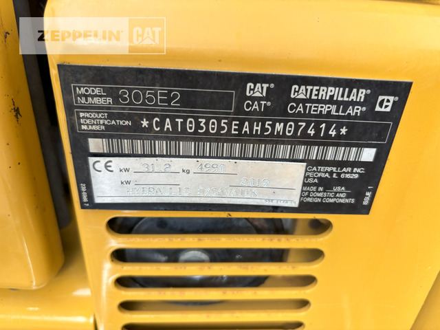 Cat 305ECR - Mini rýpadlo: obrázek 5 Cat 305ECR - Mini rýpadlo: obrázek 5