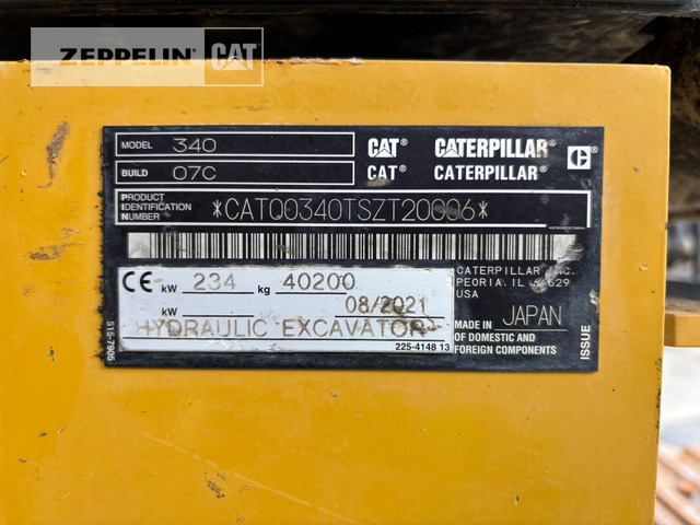 Cat 340-07A - Pásové rýpadlo: obrázek 2 Cat 340-07A - Pásové rýpadlo: obrázek 2