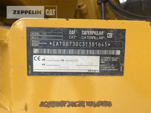 Cat 730-04A - Kloubový sklápěč: obrázek 2 Cat 730-04A - Kloubový sklápěč: obrázek 2