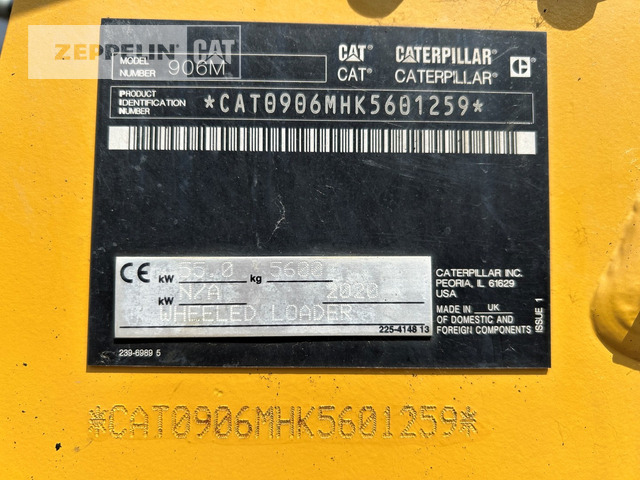 Cat 906M - Kolový nakladač: obrázek 5 Cat 906M - Kolový nakladač: obrázek 5