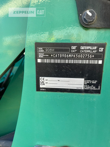 Cat 906M - Kolový nakladač: obrázek 5 Cat 906M - Kolový nakladač: obrázek 5