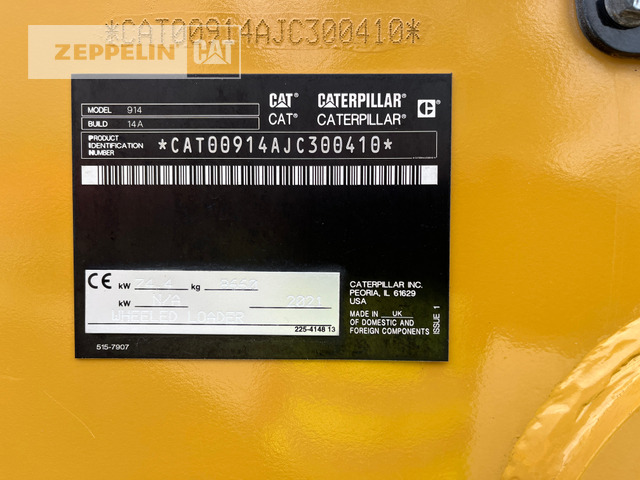 Cat 914-14A - Kolový nakladač: obrázek 2 Cat 914-14A - Kolový nakladač: obrázek 2