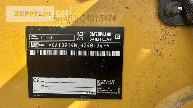 Cat 914M - Kolový nakladač: obrázek 5 Cat 914M - Kolový nakladač: obrázek 5
