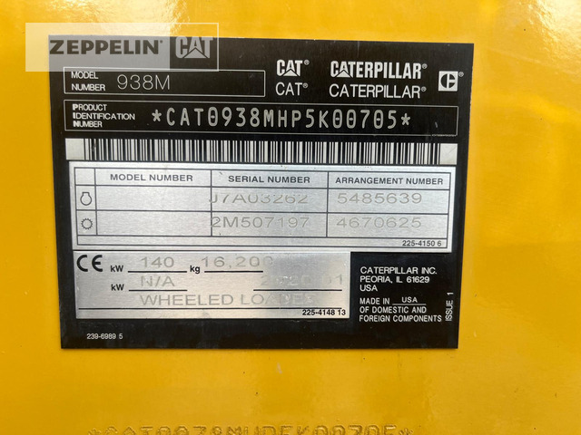 Kolový nakladač Cat 938M: obrázek 23