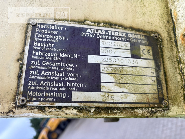 Terex TC225LC - Pásové rýpadlo: obrázek 3 Terex TC225LC - Pásové rýpadlo: obrázek 3