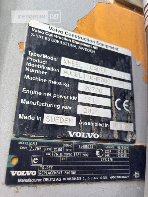 Volvo L110H - Kolový nakladač: obrázek 5 Volvo L110H - Kolový nakladač: obrázek 5