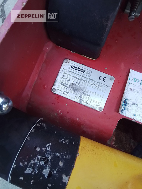 Weber CR-3 - Vibrační deska: obrázek 5 Weber CR-3 - Vibrační deska: obrázek 5