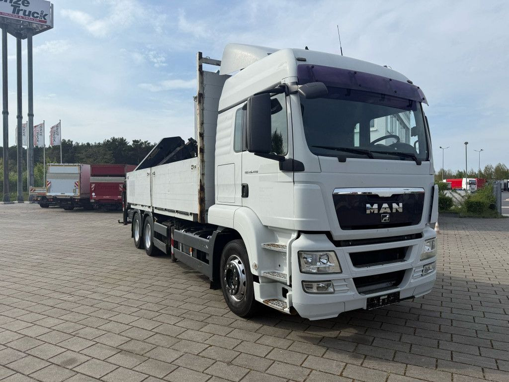 MAN TG-S 26.440 6x4 Pritsche Heckkran PK 27002+Funk - Nákladní automobil valníkový/ Plošinový, Auto s hydraulickou rukou: obrázek 3 MAN TG-S 26.440 6x4 Pritsche Heckkran PK 27002+Funk - Nákladní automobil valníkový/ Plošinový, Auto s hydraulickou rukou: obrázek 3