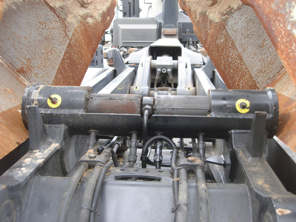 Hákový nosič kontejnerů, Auto s hydraulickou rukou MAN TG-S 35.480 8x4 BL Abrollkipper mit Kran Penz-15L9.80+Meiller RK 30.60L  Lenk-Lift Achse: obrázek 14