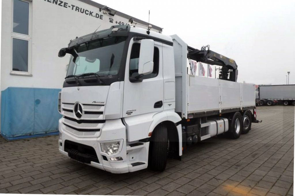 Mercedes-Benz Antos 2543 L/6x2 Pritsche Heckkran - Nákladní automobil valníkový/ Plošinový, Auto s hydraulickou rukou: obrázek 2 Mercedes-Benz Antos 2543 L/6x2 Pritsche Heckkran - Nákladní automobil valníkový/ Plošinový, Auto s hydraulickou rukou: obrázek 2